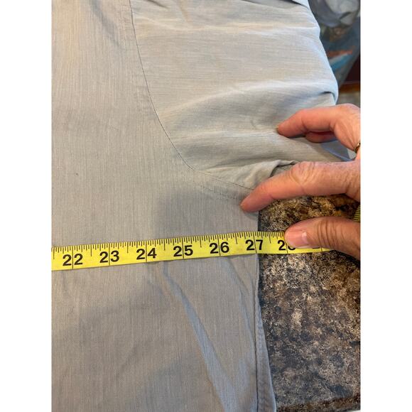 Burberry 17-1/2 / 35 Men Gray Long Sleeve Button Down Shirt Business Casual - Picture 6 of 7